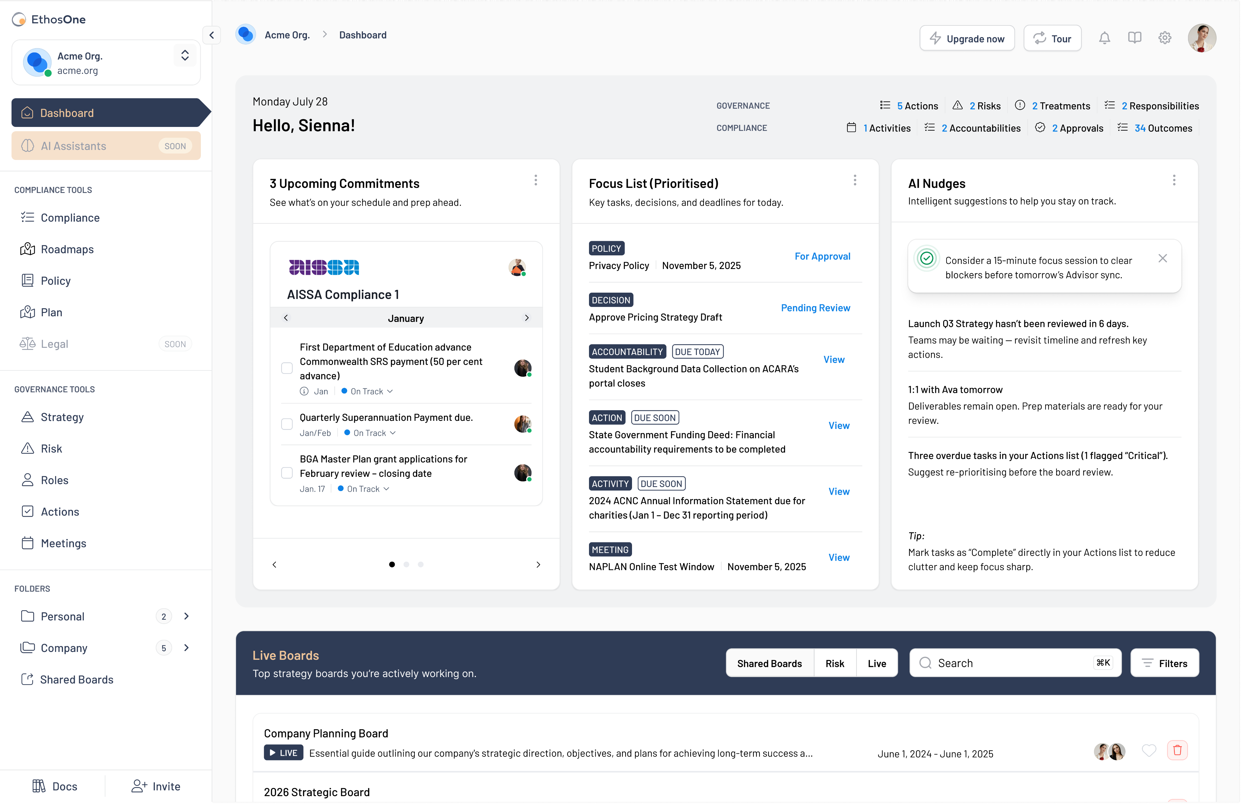 Data points on top of landscape