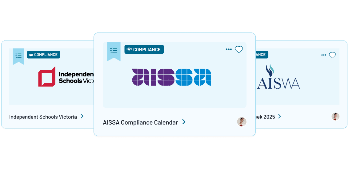 EthosOne compliance dashboard showing state-aligned obligations with live completion status