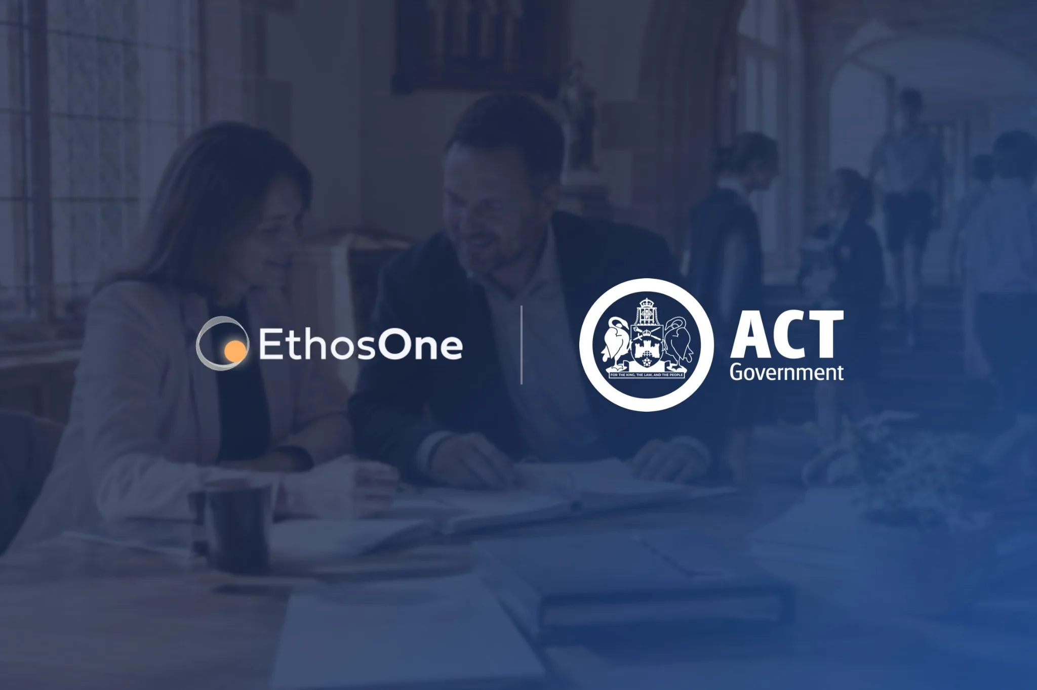 The EthosOne mark beside the ACT Government mark.