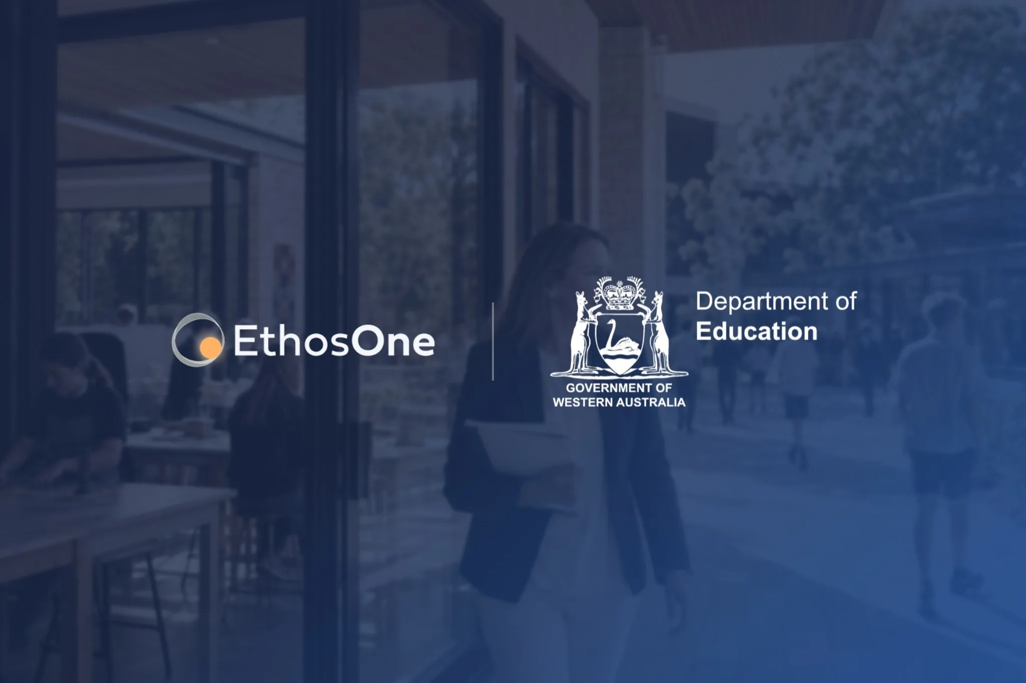 The EthosOne mark beside the Western Australia Department of Education mark.